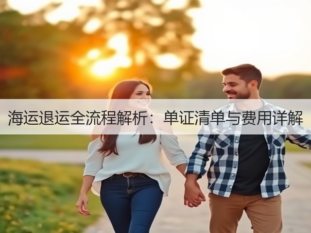 海运退运全流程解析:单证清单与费用详解(图1) 海运退运全流程解析:单证清单与费用详解(图1)