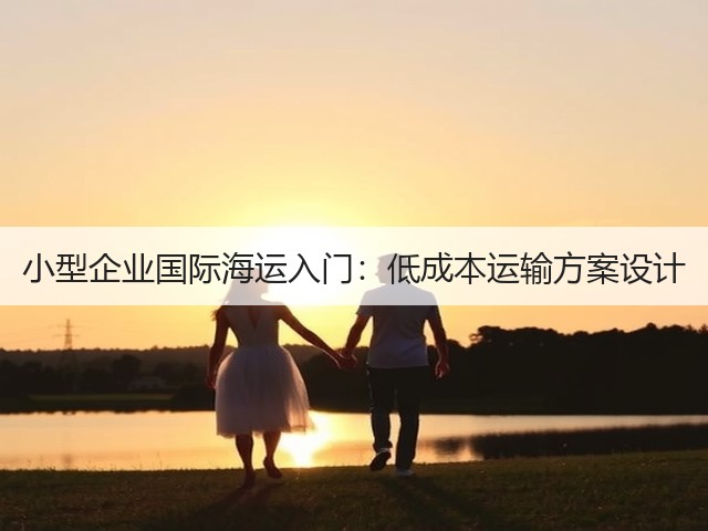 小型企业国际海运入门:低成本运输方案设计(图2) 小型企业国际海运入门:低成本运输方案设计(图2)