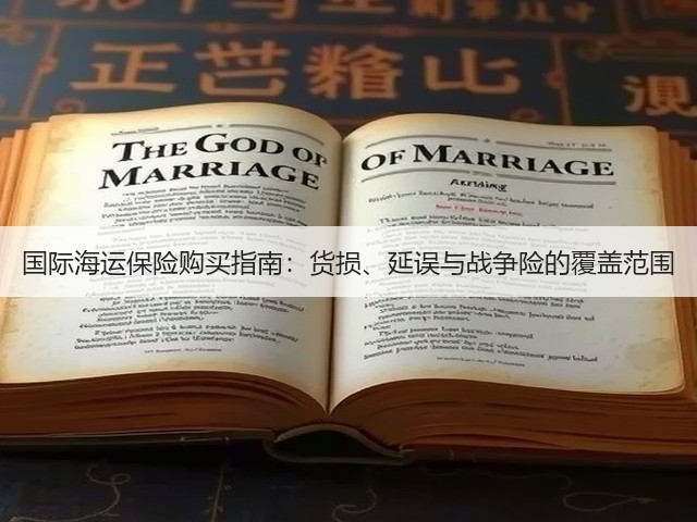 国际海运保险购买指南:货损、延误与战争险的覆盖范围(图1) 国际海运保险购买指南:货损、延误与战争险的覆盖范围(图1)