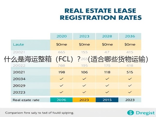 什么是海运整箱(FCL)?(适合哪些货物运输)(图3) 什么是海运整箱(FCL)?(适合哪些货物运输)(图3)