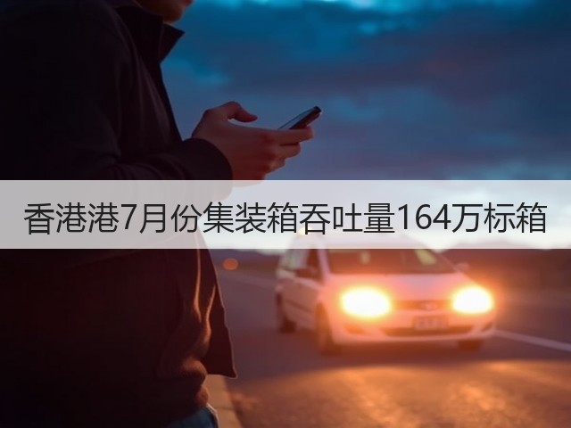 香港港7月份集装箱吞吐量164万标箱(图1)