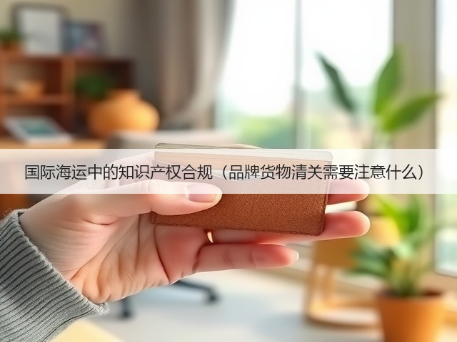 国际海运中的知识产权合规(品牌货物清关需要注意什么)(图3) 国际海运中的知识产权合规(品牌货物清关需要注意什么)(图3)