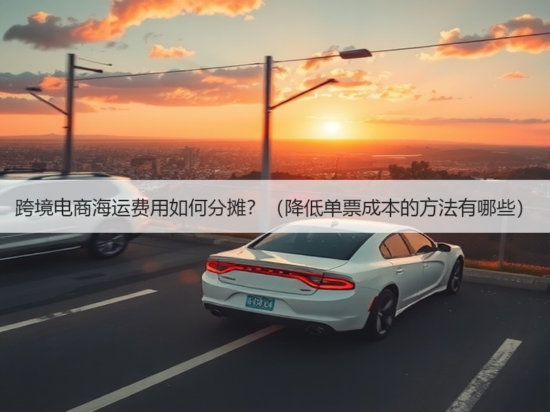 跨境电商海运费用如何分摊？（降低单票成本的方法有哪些）