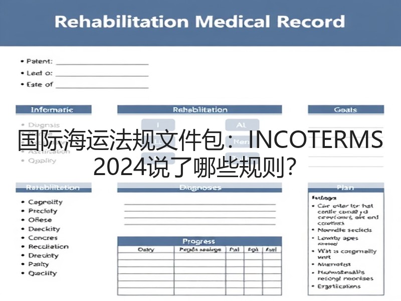 国际海运法规文件包：INCOTERMS 2024说了哪些规则？