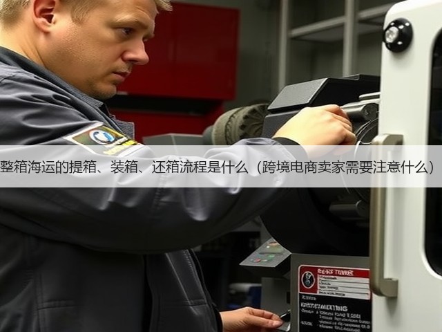 整箱海运的提箱、装箱、还箱流程是什么(跨境电商卖家需要注意什么)(图1) 整箱海运的提箱、装箱、还箱流程是什么(跨境电商卖家需要注意什么)(图1)