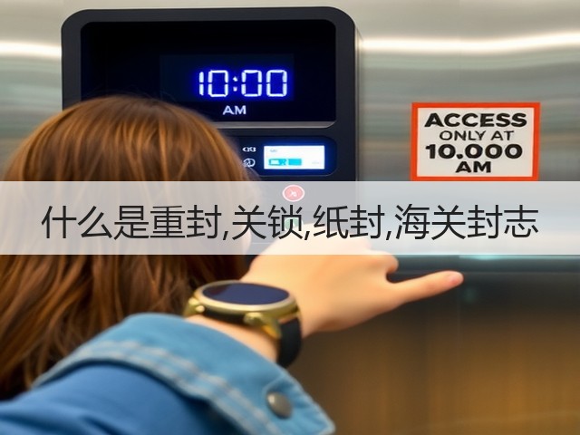 什么是重封,关锁,纸封,海关封志(图1) 什么是重封,关锁,纸封,海关封志(图1)