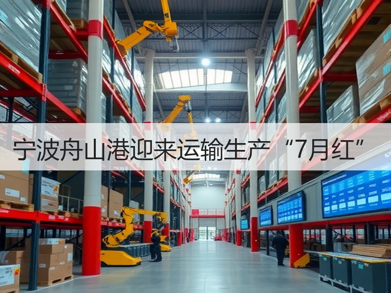 宁波舟山港迎来运输生产“7月红” 宁波舟山港迎来运输生产“7月红”