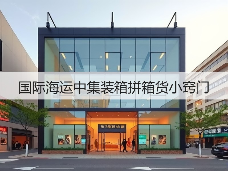 国际海运中集装箱拼箱货小窍门 国际海运中集装箱拼箱货小窍门