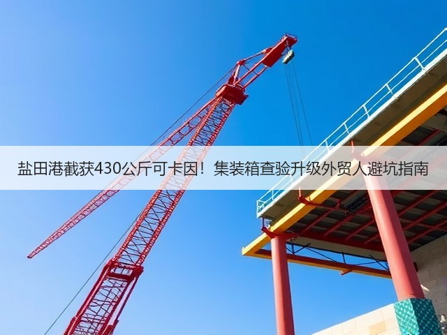 盐田港截获430公斤可卡因！集装箱查验升级外贸人避坑指南(图2)