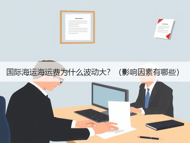 国际海运海运费为什么波动大?(影响因素有哪些)(图1) 国际海运海运费为什么波动大?(影响因素有哪些)(图1)
