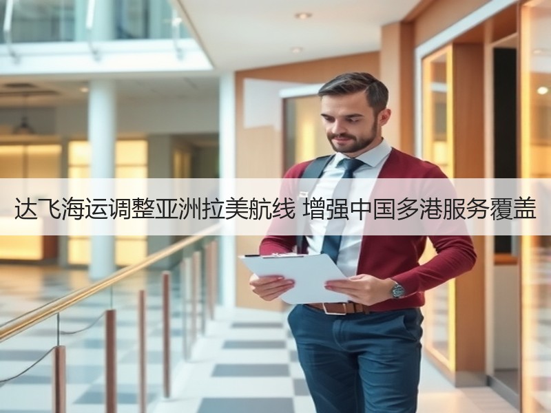 达飞海运调整亚洲拉美航线 增强中国多港服务覆盖