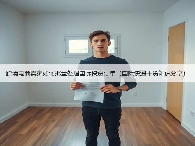 跨境电商卖家如何批量处理国际快递订单(国际快递干货知识分享)(图2) 跨境电商卖家如何批量处理国际快递订单(国际快递干货知识分享)(图2)