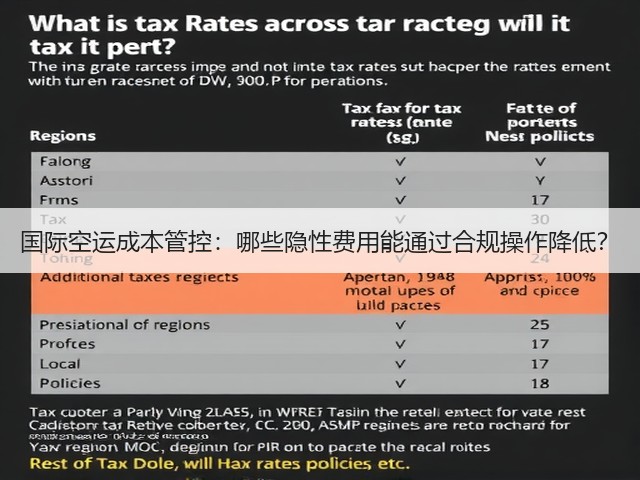 国际空运成本管控:哪些隐性费用能通过合规操作降低?(图2) 国际空运成本管控:哪些隐性费用能通过合规操作降低?(图2)