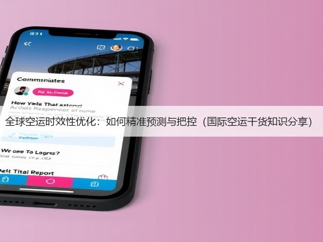 全球空运时效性优化:如何精准预测与把控(国际空运干货知识分享)(图3) 全球空运时效性优化:如何精准预测与把控(国际空运干货知识分享)(图3)