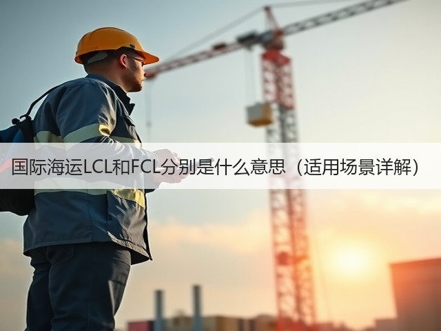 国际海运LCL和FCL分别是什么意思（适用场景详解）(图2)