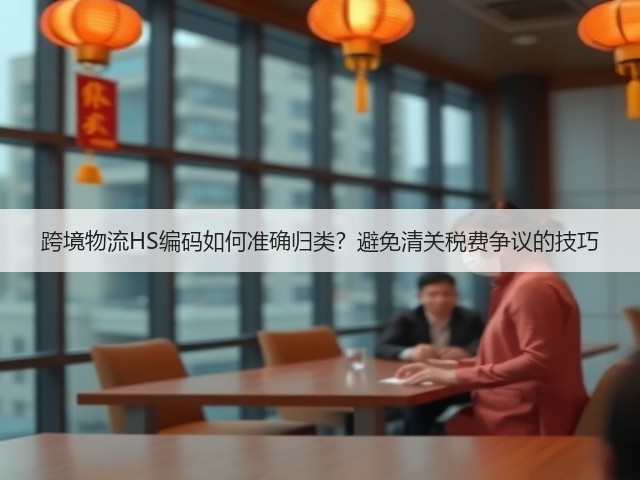 跨境物流HS编码如何准确归类?避免清关税费争议的技巧(图1) 跨境物流HS编码如何准确归类?避免清关税费争议的技巧(图1)