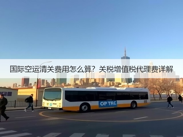 国际空运清关费用怎么算？关税增值税代理费详解(图3)