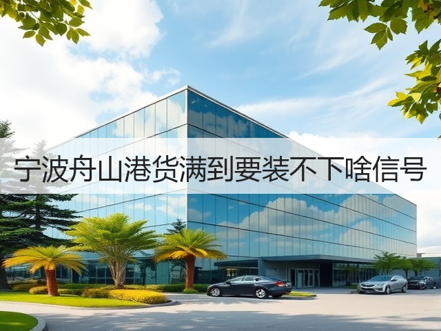 宁波舟山港货满到要装不下啥信号(图2) 宁波舟山港货满到要装不下啥信号(图2)