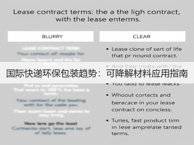 国际快递环保包装趋势:可降解材料应用指南(图1) 国际快递环保包装趋势:可降解材料应用指南(图1)