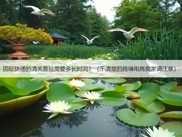 国际快递的清关查验需要多长时间?(不清楚的跨境电商卖家请注意)(图2) 国际快递的清关查验需要多长时间?(不清楚的跨境电商卖家请注意)(图2)