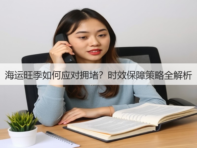 海运旺季如何应对拥堵？时效保障策略全解析
