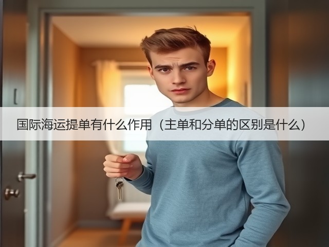 国际海运提单有什么作用(主单和分单的区别是什么)(图3) 国际海运提单有什么作用(主单和分单的区别是什么)(图3)