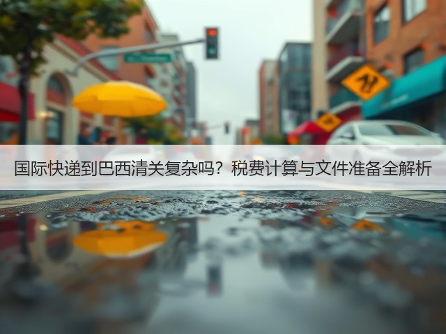 国际快递到巴西清关复杂吗?税费计算与文件准备全解析(图1) 国际快递到巴西清关复杂吗?税费计算与文件准备全解析(图1)