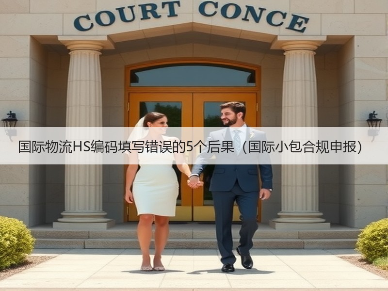 国际物流HS编码填写错误的5个后果（国际小包合规申报）