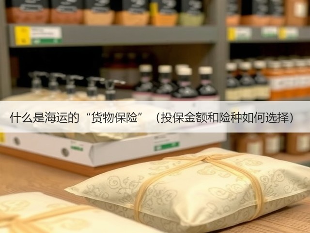 什么是海运的“货物保险”(投保金额和险种如何选择)(图1) 什么是海运的“货物保险”(投保金额和险种如何选择)(图1)