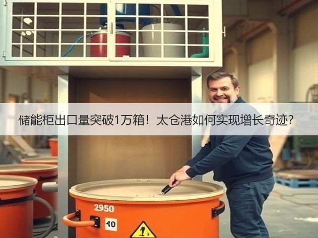 储能柜出口量突破1万箱!太仓港如何实现增长奇迹?(图2) 储能柜出口量突破1万箱!太仓港如何实现增长奇迹?(图2)