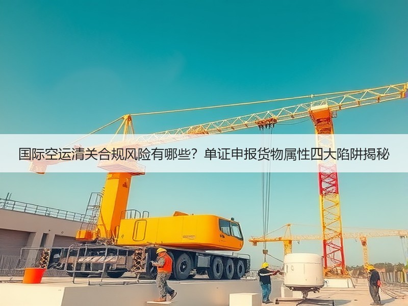 国际空运清关合规风险有哪些？单证申报货物属性四大陷阱揭秘