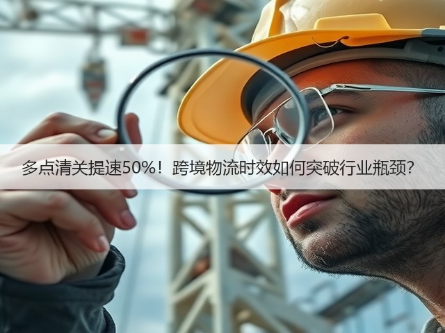 多点清关提速50%!跨境物流时效如何突破行业瓶颈?(图3) 多点清关提速50%!跨境物流时效如何突破行业瓶颈?(图3)