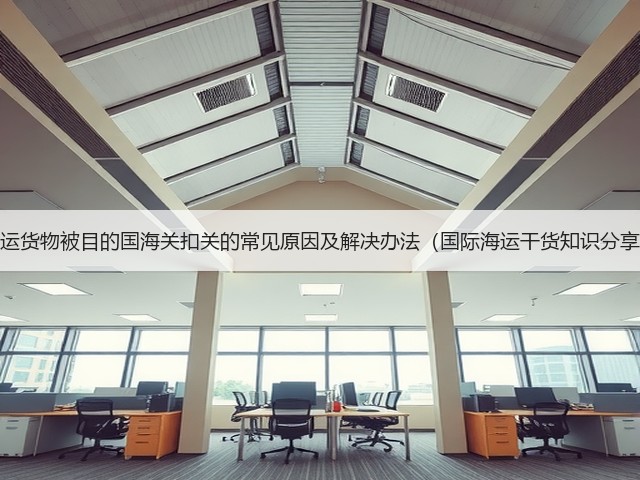 海运货物被目的国海关扣关的常见原因及解决办法(国际海运干货知识分享)(图1) 海运货物被目的国海关扣关的常见原因及解决办法(国际海运干货知识分享)(图1)