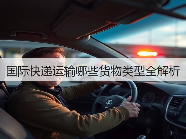 国际快递运输哪些货物类型全解析(图1) 国际快递运输哪些货物类型全解析(图1)