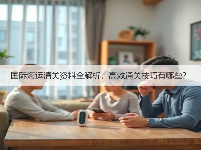 国际海运清关资料全解析,高效通关技巧有哪些?(图2) 国际海运清关资料全解析,高效通关技巧有哪些?(图2)