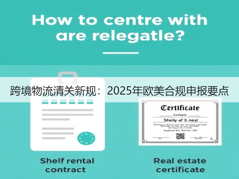 跨境物流清关新规:2025年欧美合规申报要点 跨境物流清关新规:2025年欧美合规申报要点