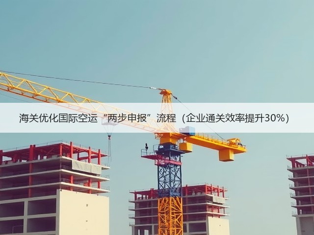 海关优化国际空运“两步申报”流程(企业通关效率提升30%)(图2) 海关优化国际空运“两步申报”流程(企业通关效率提升30%)(图2)