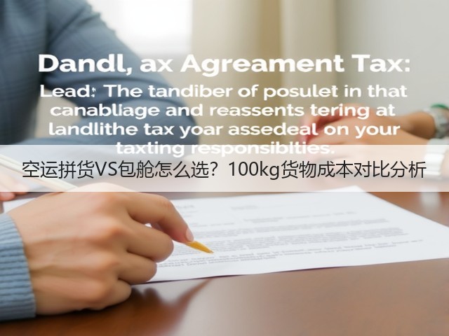 空运拼货VS包舱怎么选?100kg货物成本对比分析(图1) 空运拼货VS包舱怎么选?100kg货物成本对比分析(图1)