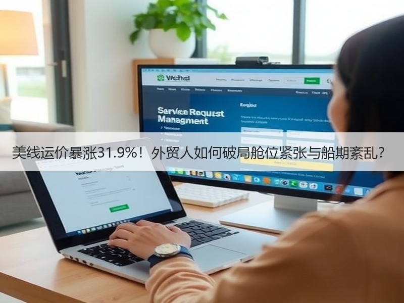 美线运价暴涨31.9%！外贸人如何破局舱位紧张与船期紊乱？