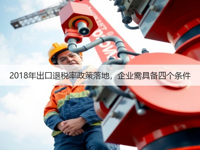 2018年出口退税率政策落地,企业需具备四个条件(图2) 2018年出口退税率政策落地,企业需具备四个条件(图2)