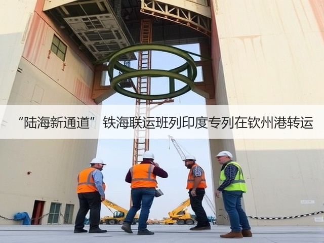 “陆海新通道”铁海联运班列印度专列在钦州港转运(图1)