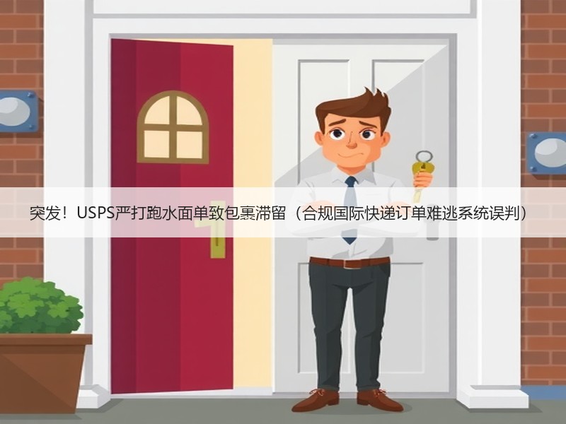 突发！USPS严打跑水面单致包裹滞留（合规国际快递订单难逃系统误判）