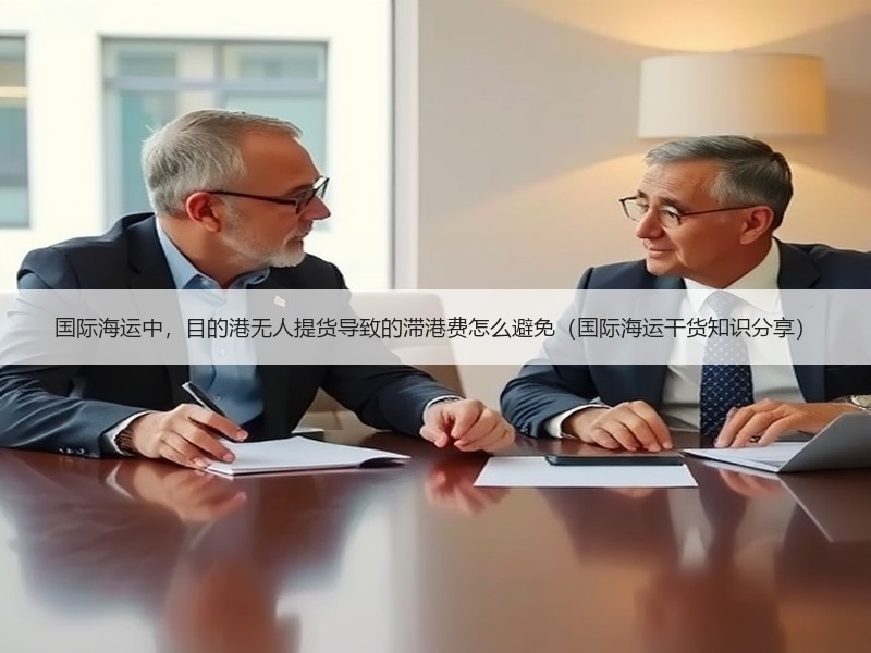 国际海运中，目的港无人提货导致的滞港费怎么避免（国际海运干货知识分享）