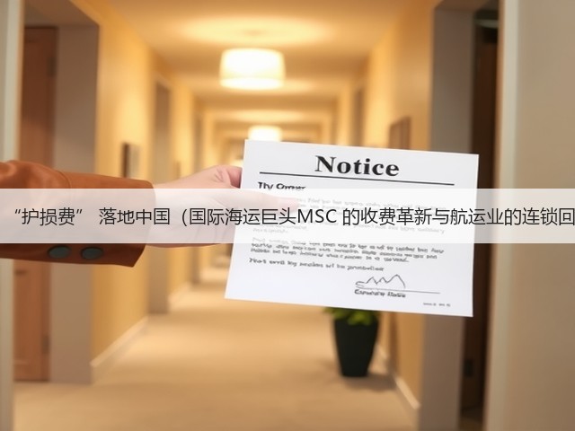 首创 “护损费” 落地中国(国际海运巨头MSC 的收费革新与航运业的连锁回响)(图3) 首创 “护损费” 落地中国(国际海运巨头MSC 的收费革新与航运业的连锁回响)(图3)