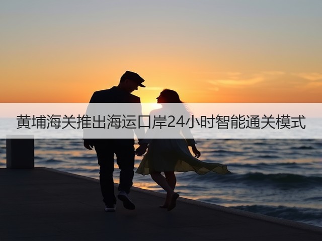 黄埔海关推出海运口岸24小时智能通关模式(图1) 黄埔海关推出海运口岸24小时智能通关模式(图1)