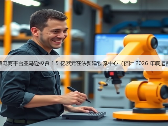 跨境电商平台亚马逊投资 1.5 亿欧元在法新建物流中心（预计 2026 年底运营）(图2)