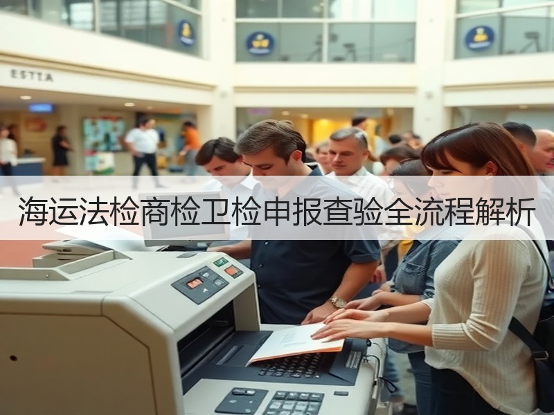海运法检商检卫检申报查验全流程解析