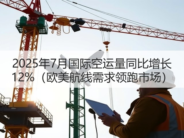 2025年7月国际空运量同比增长 12%(欧美航线需求领跑市场)(图1) 2025年7月国际空运量同比增长 12%(欧美航线需求领跑市场)(图1)