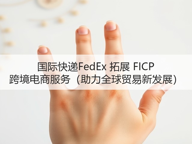 国际快递FedEx 拓展 FICP 跨境电商服务(助力全球贸易新发展)(图1) 国际快递FedEx 拓展 FICP 跨境电商服务(助力全球贸易新发展)(图1)