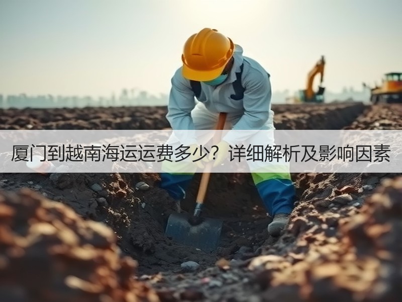 厦门到越南海运运费多少？详细解析及影响因素